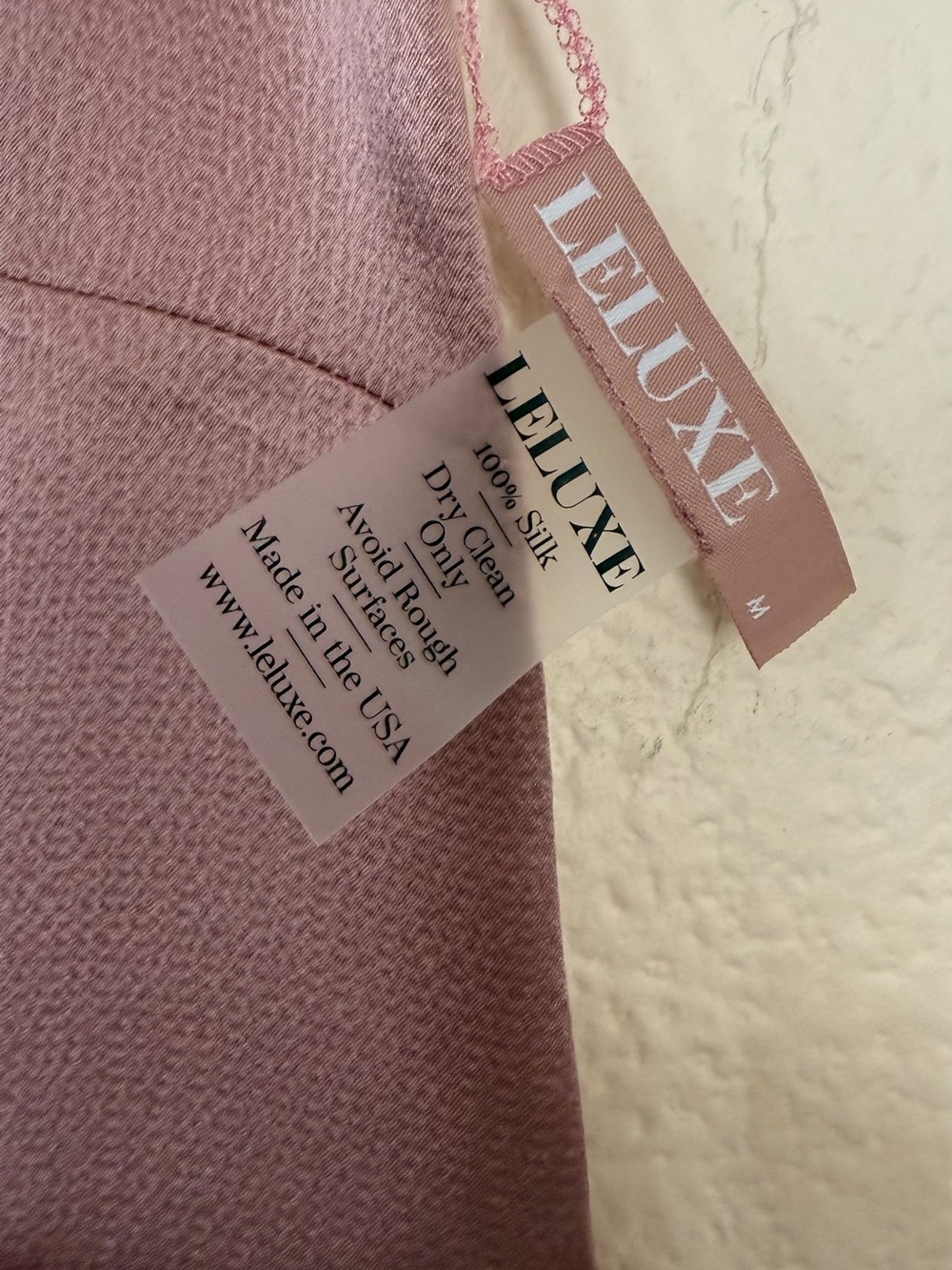NWT LELUXE ROSE CAMI ASH ROSE - Picture 6 of 15